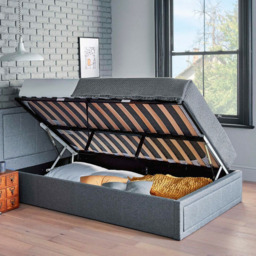 Home Treats Single Grey Ottoman Bed - Wilko - thumbnail 6