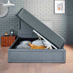 Home Treats Single Grey Ottoman Bed - Wilko - thumbnail 7