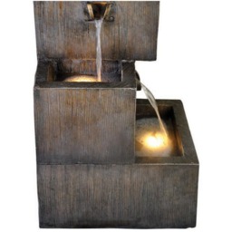 Bermuda Santa Cruz Water Feature - Size: 37 x 30 x 70cm - Brown - Bermuda Water Gardens - Wilko - thumbnail 4
