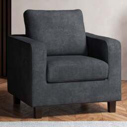 York Grey Turin Armchair - Size: 86 x 54 x 75cm - Wilko - thumbnail 1
