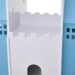 Living and Home 3 Tier Blue Rotating Kids Castle Bookshelf - Size: 3 Shelf - Wilko - thumbnail 7