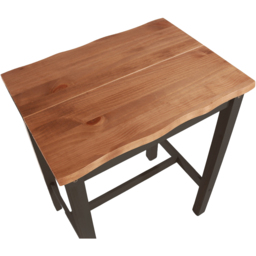 Core Products Corona 2 Seater High Breakfast Table Set Black - Wilko - thumbnail 4