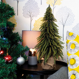 St Helens Gold Finish Decorative Christmas Tree 52cm - Size: 520 x 250 x 250cm - Green - Wilko - thumbnail 3