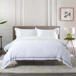The Lyndon Company Hampstead Double Green Duvet Set - Wilko