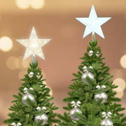 The Christmas Workshop White LED Star Tree Topper - Size: 17 x 4 x 17cm - Wilko - thumbnail 5