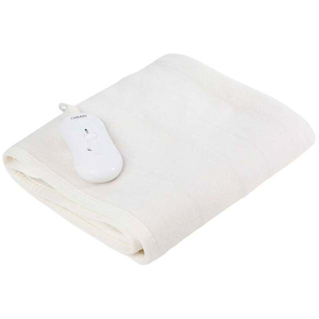 Carmen King Size White Heated Electric Under Blanket - Size: 165 x 137 x 1cm - GOLD - Wilko - image 1