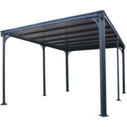 Palram Milano 4300 4.3 x 3m Grey Bronze Garden Gazebo - Size: 3 x 4m - Palram Canopia - Wilko - thumbnail 3