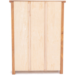 Padua 4 Shelf Lacquered Wide Bookcase - Brown - Wilko - thumbnail 6