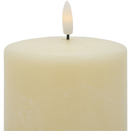 Natural Domed LED Candle 15cm - Wilko - thumbnail 3