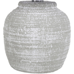 Caspian Grey Concrete Table Lamp - Size: 28 x 43 x 28cm - Wilko - thumbnail 5