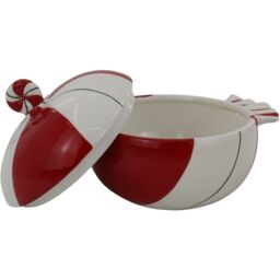 Candy Cane Dish White and Red - Wilko - thumbnail 4