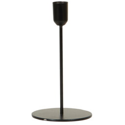Set of 3 Noir Taper Candle Holders - Black - Wilko - thumbnail 5