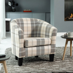 Artemis Home Medford Beige Tub Chair - Size: Single - Wilko - thumbnail 5