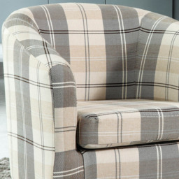 Artemis Home Medford Beige Tub Chair - Size: Single - Wilko - thumbnail 3
