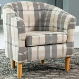 Artemis Home Medford Beige Tub Chair - Size: Single - Wilko