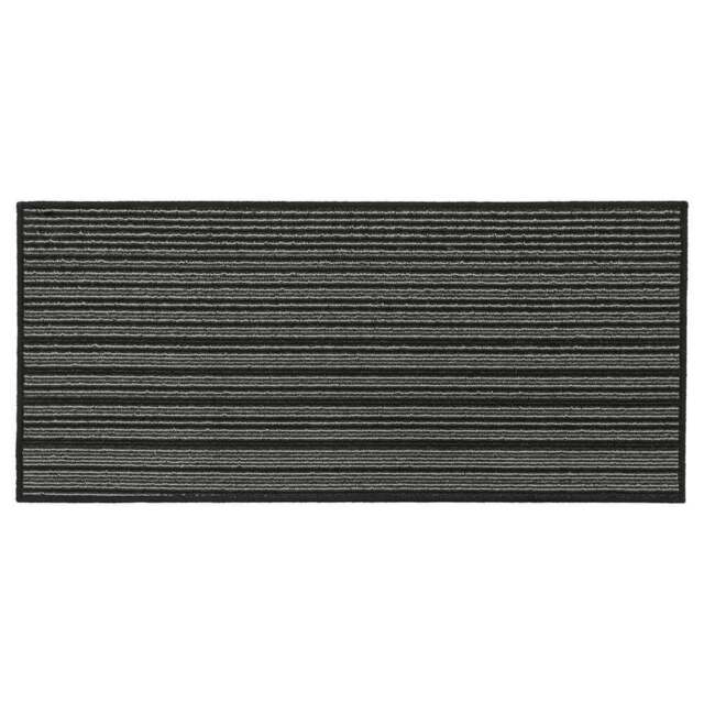 JVL Arona Black Indoor Washable Runner 57 x 150cm - JVL Homewares - Wilko - image 1