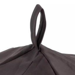 Kaikoo Brown Faux Leather Beanbag - Size: 45  x 45  x 60cm - Wilko - thumbnail 4