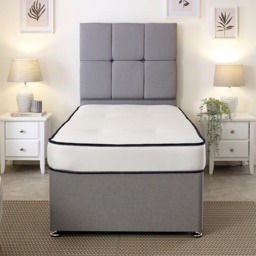 Extreme Comfort European Single Blue and White Tufted Open Coil Spring Mattress - eXtreme comfort ltd - Wilko - thumbnail 5