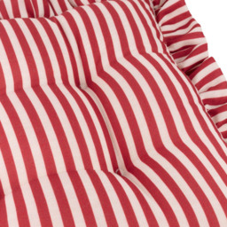Wylder Millie Red Ruffle Seat Pad 40 x 40cm 2 Pack - Wilko - thumbnail 6