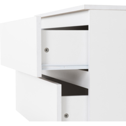 Seconique Malvern 3 Drawer White Chest of Drawers - Wilko - thumbnail 6