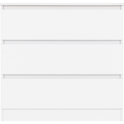 Seconique Malvern 3 Drawer White Chest of Drawers - Wilko - thumbnail 4