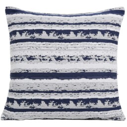 Divante Blue Azura Jacquard Cushion 45cm - Size: 45 x 45cm - Wilko