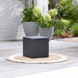Keter Marie Vigo 4 seater Black Longue Set - Grey - Wilko - thumbnail 7