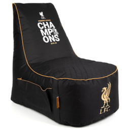 Kaikoo Liverpool Champion Bean Bag Gaming Chair - Black - Wilko - thumbnail 3