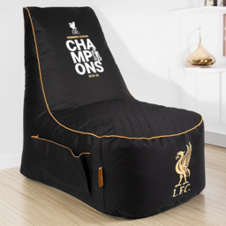 Kaikoo Liverpool Champion Bean Bag Gaming Chair - Black - Wilko