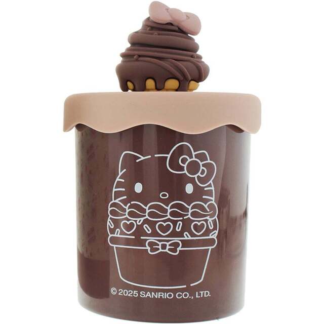 Hello Kitty Bakery Chocolate Cream Candle with 3D Silicone Lid 206g - Size: 16 x 9.5 x 9.7cm - Multi - Wilko - image 1