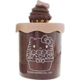 Hello Kitty Bakery Chocolate Cream Candle with 3D Silicone Lid 206g - Size: 16 x 9.5 x 9.7cm - Multi - Wilko