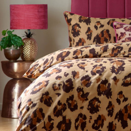 furn. True Super King Size Multicolour Leopard Printed Duvet Set - Wilko - thumbnail 3