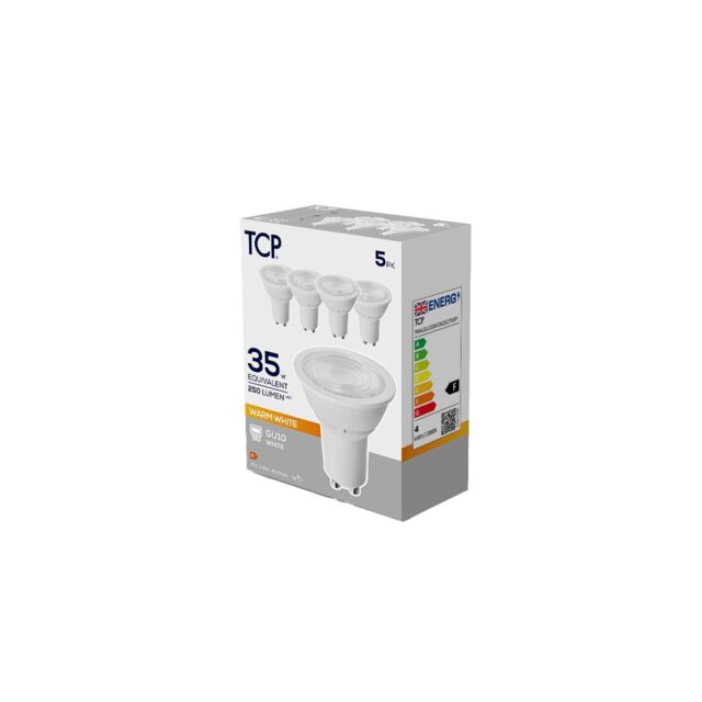 TCP LED GU10 Bulbs 250 - Wilko - image 1