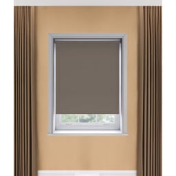 New Edge Blinds Thermal Blackout Roller Blind Chocolate 175cm - Size: W 175cm x D 170cm - Brown - Wilko - thumbnail 4