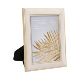 Neutral Gold Edged Velvet Frame Neutral and Gold 10x8inch - The Port. Co Gallery - Wilko - thumbnail 4