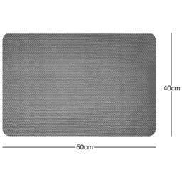 Nicoman Reversible Grey and Brown Shower Mat 60 x 40cm - Size: 0.4 x 60 x 40cm - Wilko - thumbnail 6
