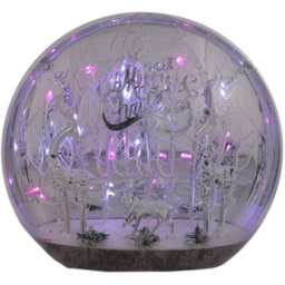 Midnight Fantasy LED Reindeer in Woods Christmas Scene - Size: 40 x 36 x 12cm - Wilko - thumbnail 3