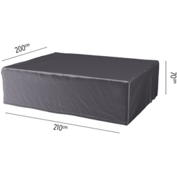 Platinum AeroCover Waterproof Lounge Set Cover 70 x 210 x 200cm - Size: 70 x 200 x 200cm - Grey - Wilko - thumbnail 7