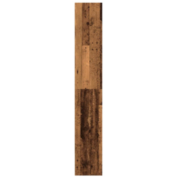 vidaXL 5 Shelf Old Wood Bookcase - Size: 189 x 30 x 80cm - Brown - Wilko - thumbnail 6