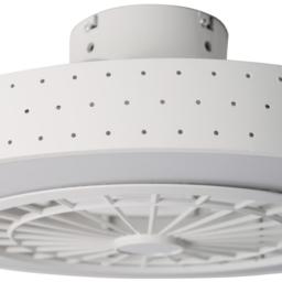 Living and Home White Round Acrylic LED Ceiling Fan Light 19 inch - Size: 18 x 48 x 48cm - Wilko - thumbnail 5