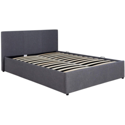 Home Source Horizon Small Double Side Lift Ottoman Bed - Grey - Wilko - thumbnail 3