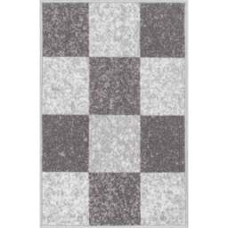 Desire Rugs Havana Grey Square Anti Slip Door Mat 90 x 57cm - Size: 57 x 90cm - Wilko