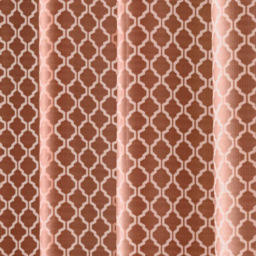 Alan Symonds Wold Orange and White Ring Top Eyelet Curtains 117cm x 137cm - Size: W 117 x D 137cm - Orange/White - Wilko - thumbnail 4