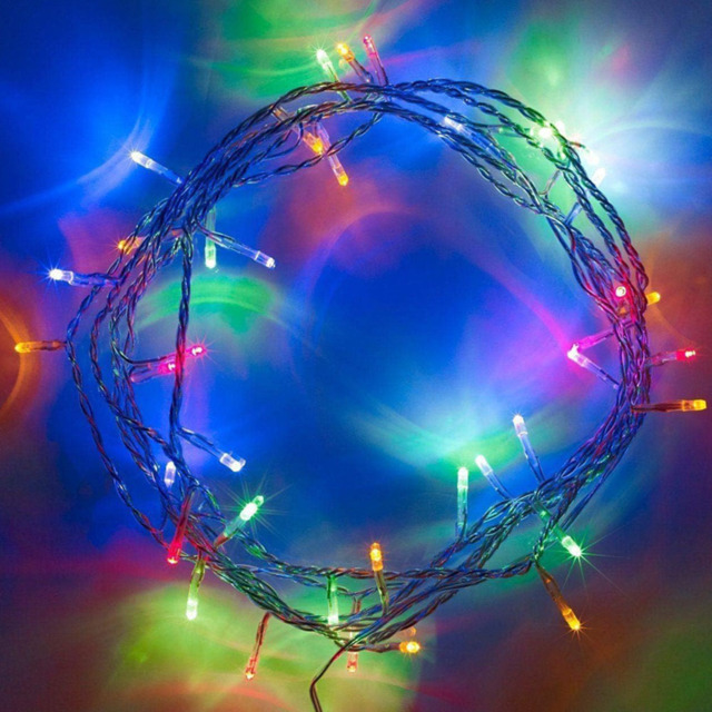 Shatchi 80 Multicolour LED Clear Cable Christmas String Light 8m - Size: 6 x 1.5 x 2cm - Wilko - image 1