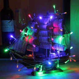 Shatchi 80 Multicolour LED Clear Cable Christmas String Light 8m - Size: 6 x 1.5 x 2cm - Wilko - thumbnail 4