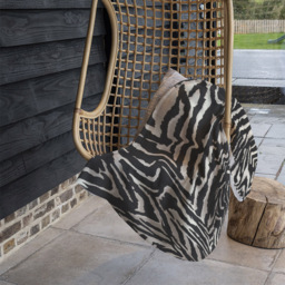 Benjamin Tate Design Gold Zebra Print Blanket 120 x 150cm - Wilko - thumbnail 5