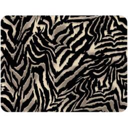 Benjamin Tate Design Gold Zebra Print Blanket 120 x 150cm - Wilko - thumbnail 1