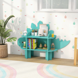 Costway Green Kids Toy Bookshelf - Size: 101 x 85 x 10cm - Wilko - thumbnail 5