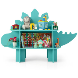 Costway Green Kids Toy Bookshelf - Size: 101 x 85 x 10cm - Wilko - thumbnail 4