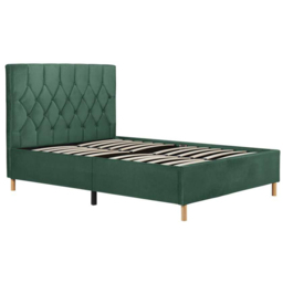 Loxley King Size Green Fabric Bed - Birlea - Wilko - thumbnail 3